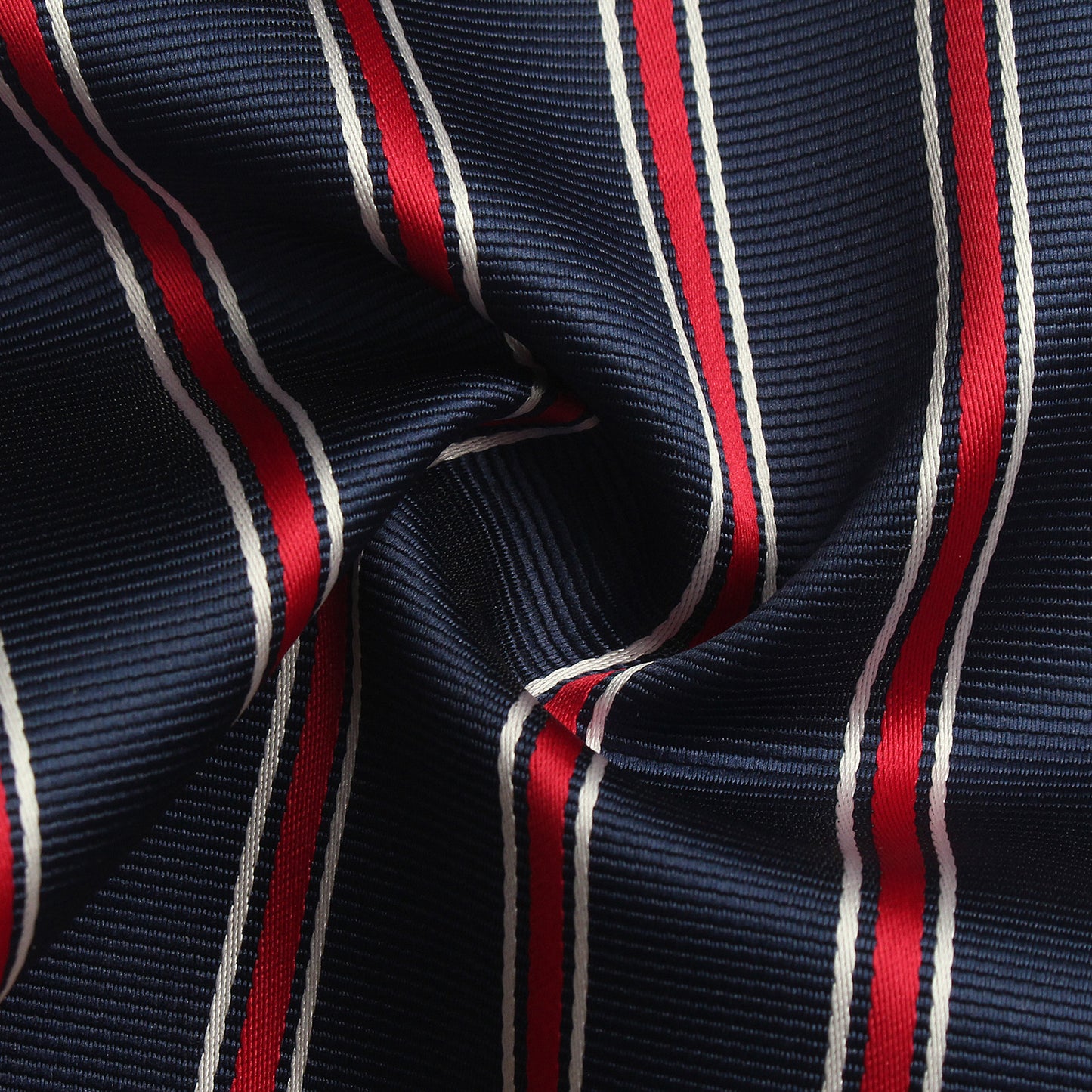 CWKOON Striped Navy Blue Red Mens Tie Formal Necktie Pocket Squares Ties Clips Cufflinks Classic for Men Gift Box Set