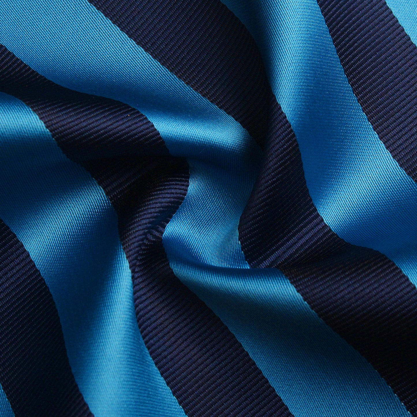 CWKOON Striped Blue Navy Blue Mens Tie Formal Necktie Pocket Squares Ties Clips Cufflinks Classic for Men Gift Box Set