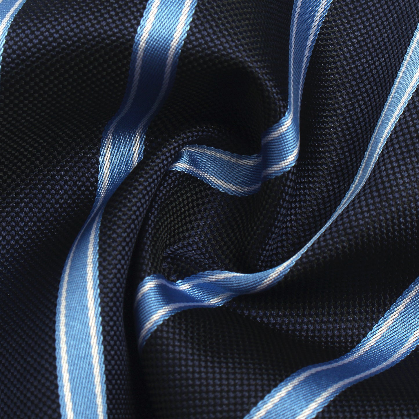 CWKOON Striped Navy Blue Mens Tie Formal Necktie Pocket Squares Ties Clips Cufflinks Classic for Men Gift Box Set